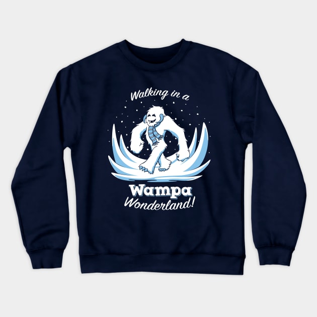 Walking in a Wampa Wonderland Crewneck Sweatshirt by DoodleDojo